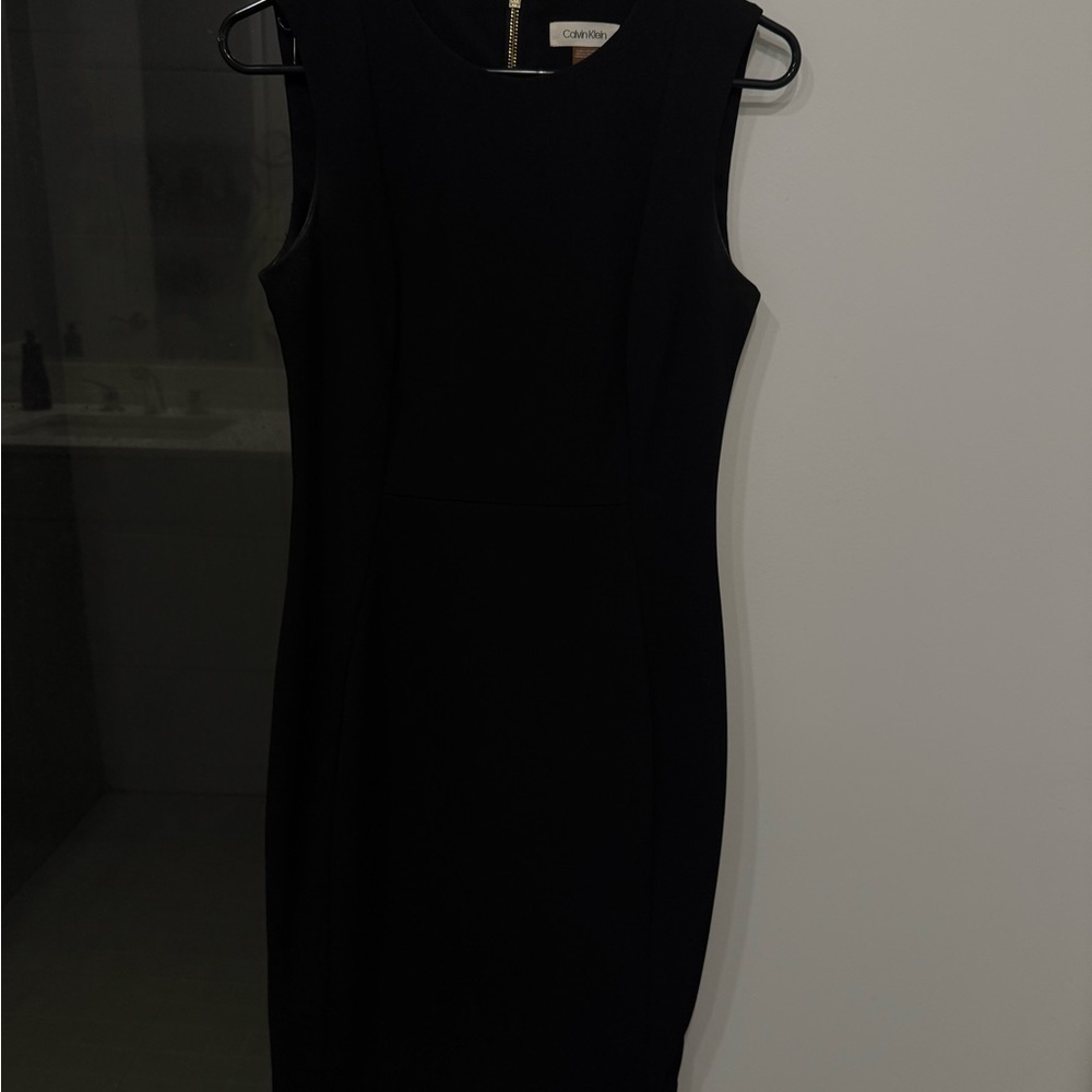 Calvin Klein Black Midi Dress